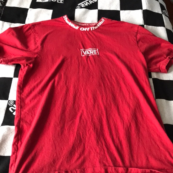 Vans OFF THE WALL Red & White Size L - Picture 2 of 4